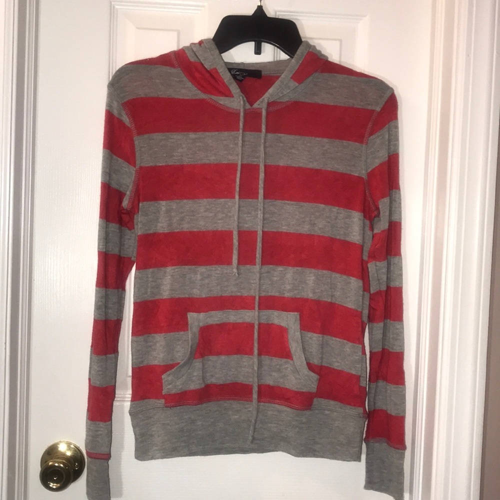 NWOT Forever 21 Striped Sweater Hoodie